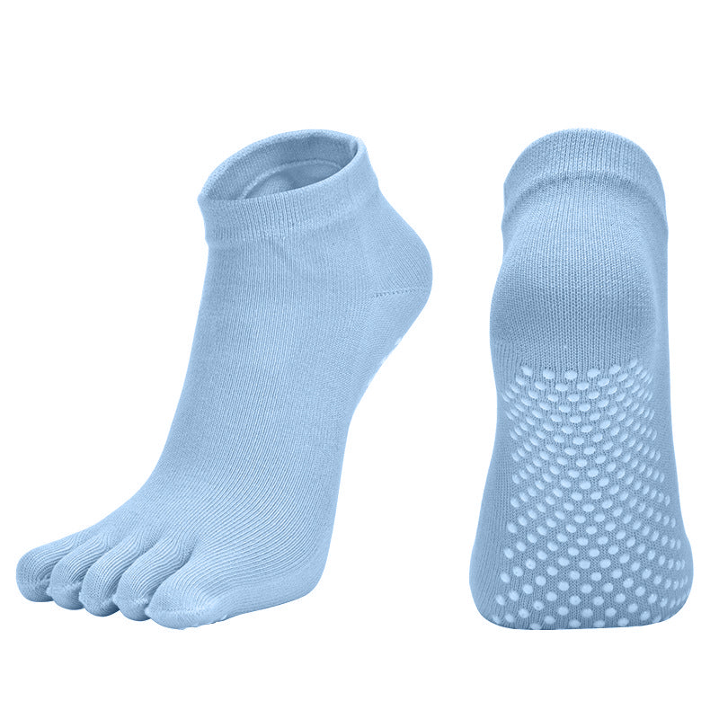 【Yoga Socks】G1浅蓝-女士五指瑜伽普拉提运动袜