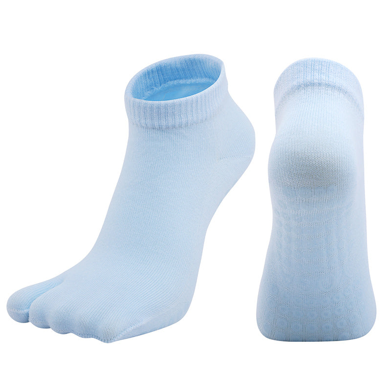 【Yoga Socks】X2浅蓝-女士二指瑜伽普拉提运动袜