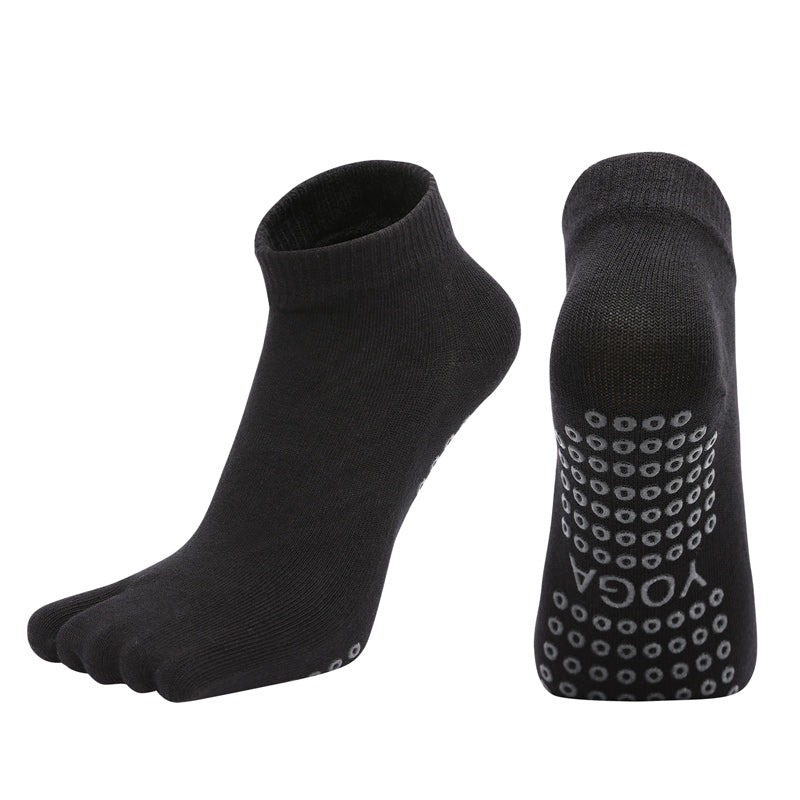 【Yoga Socks】X1黑色-女士二指瑜伽普拉提运动袜