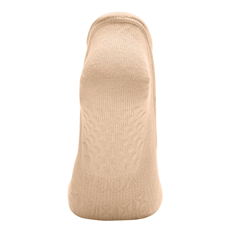 【Yoga Socks】W9米色-女士五指瑜伽普拉提运动袜