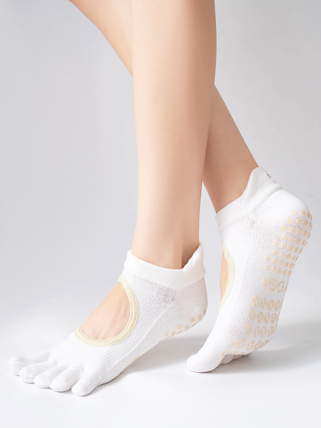 【Yoga Socks】V3白金-女士五指瑜伽普拉提运动袜
