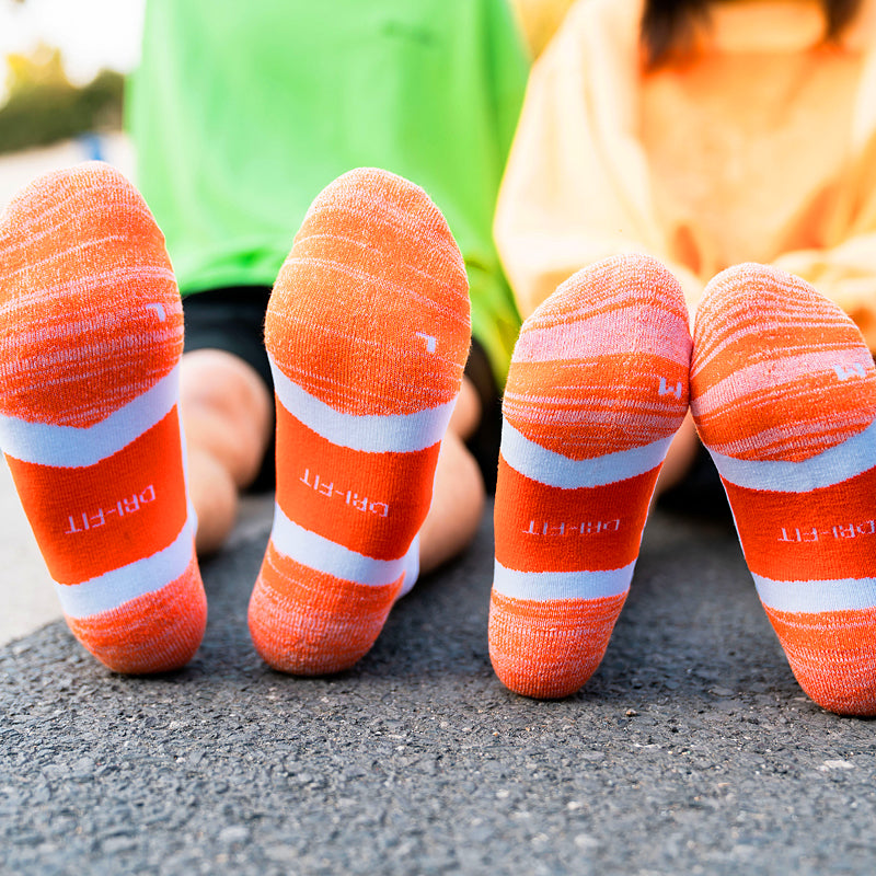 【Athletic Socks】A1橙色-男女通用毛圈短筒休闲健身运动袜