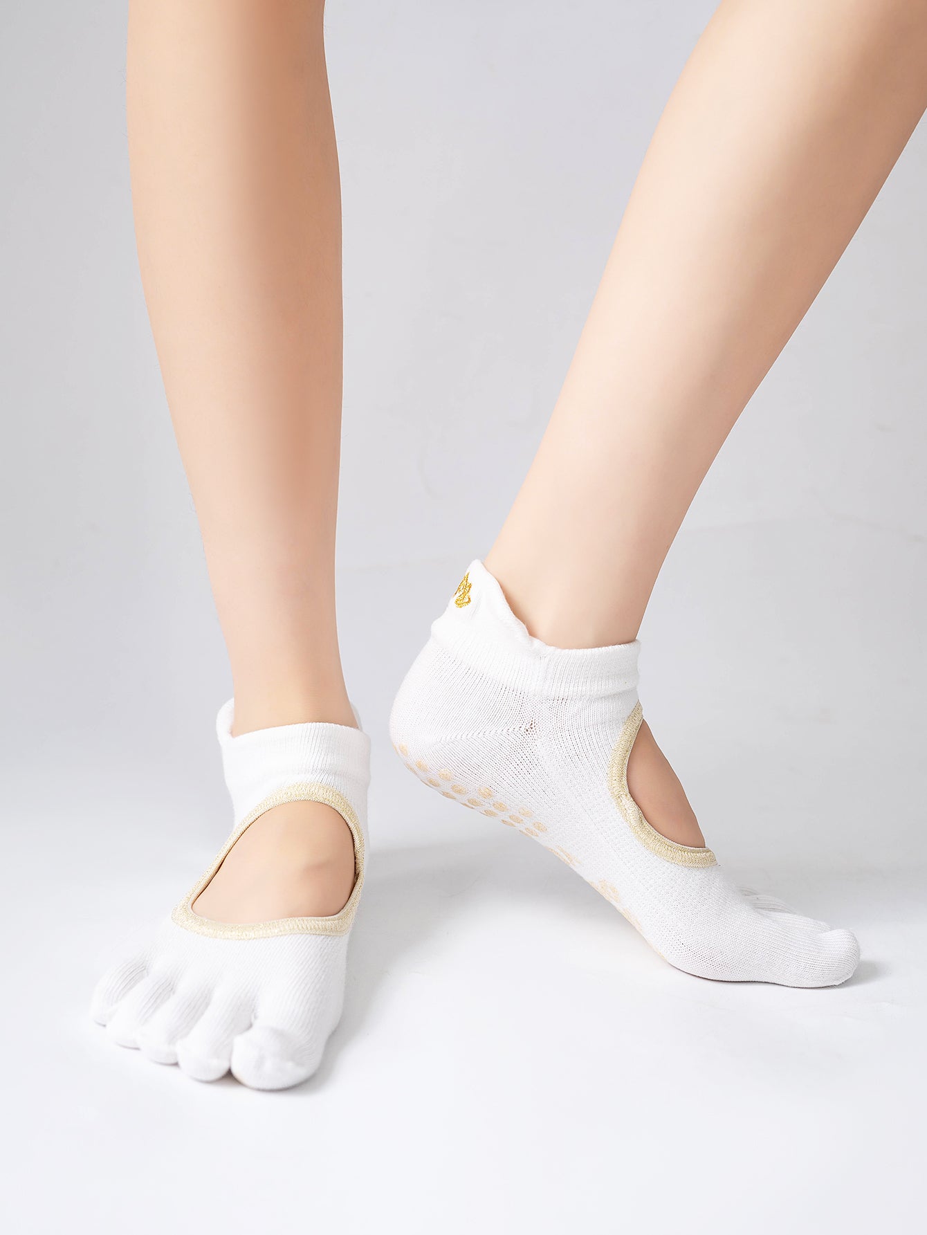 【Yoga Socks】V3白金-女士五指瑜伽普拉提运动袜