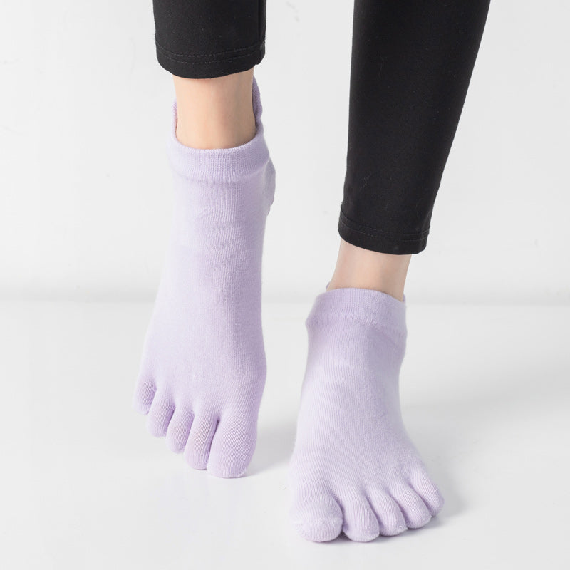 【Yoga Socks】G3浅紫-女士五指瑜伽普拉提运动袜