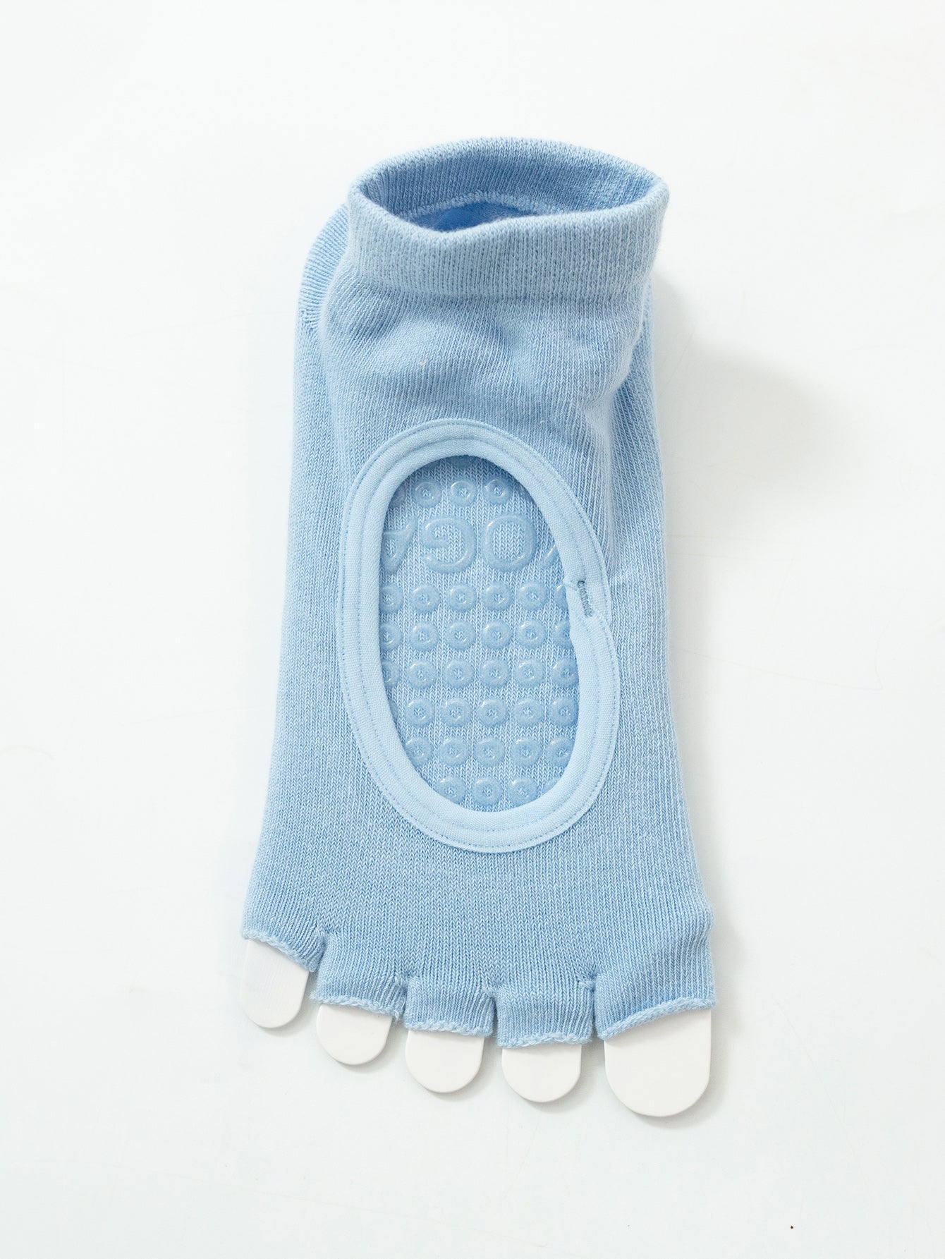【Yoga Socks】F5浅蓝-女士半趾瑜伽普拉提运动袜