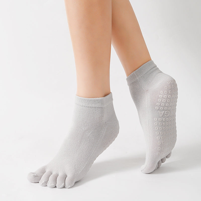 【Yoga Socks】G4浅灰-女士五指瑜伽普拉提运动袜