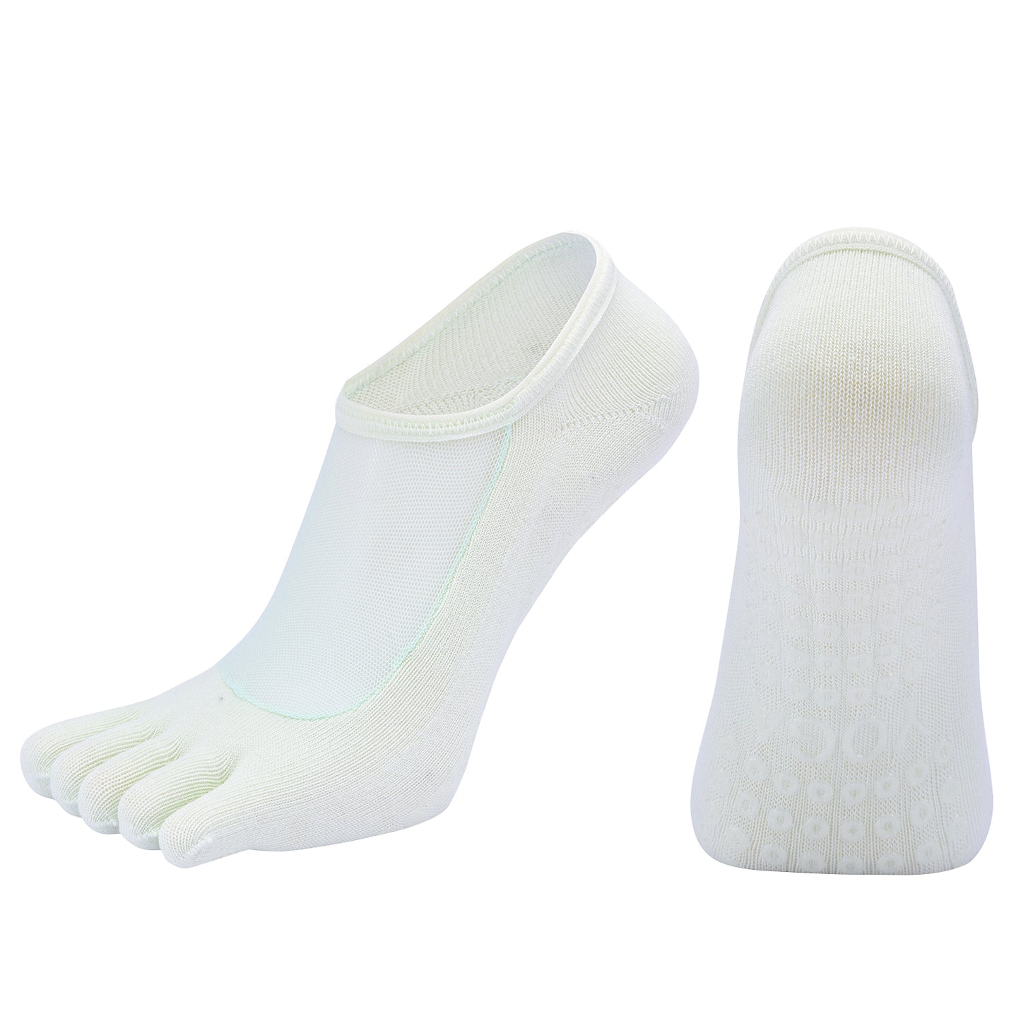 【Yoga Socks】W5碧绿-女士网纱五指瑜伽普拉提运动袜