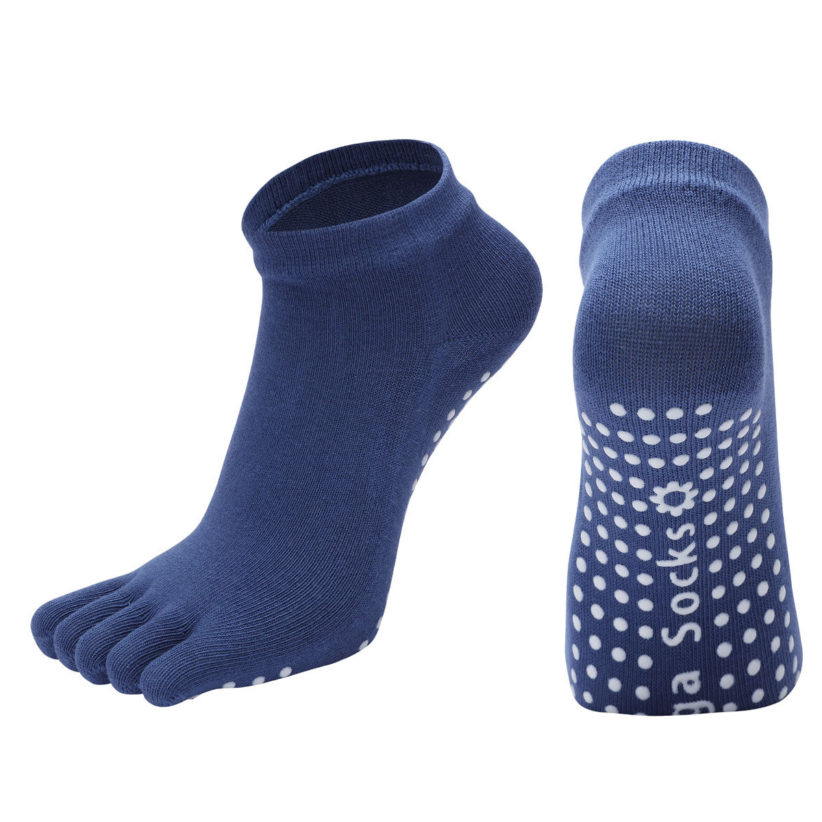 【Yoga Socks】G6深蓝-女士五指瑜伽普拉提运动袜