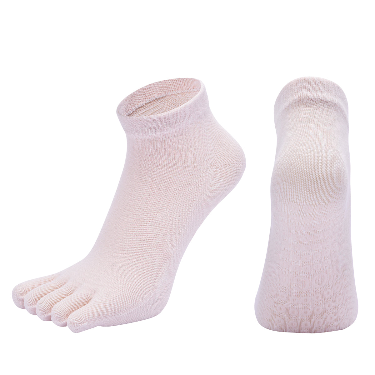 【Yoga Socks】G4浅米-女士五指瑜伽普拉提运动袜