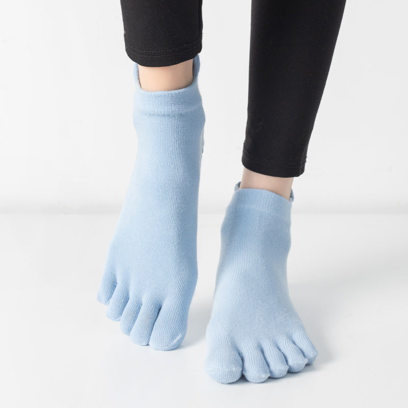 【Yoga Socks】G3浅蓝-女士五指瑜伽普拉提运动袜