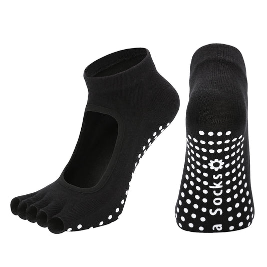 TAZK Women's Half Toe Sports Socks F1 Multicolor