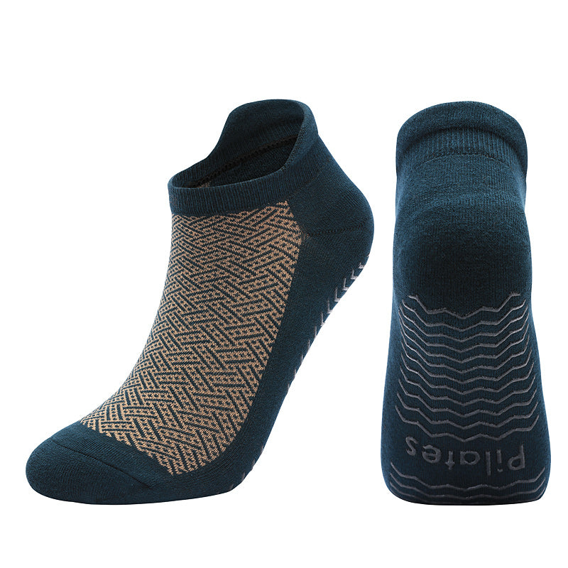 TAZK unisex terry sports socks D5 black and white