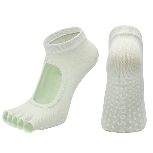 TAZK Women's Half Toe Sports Socks F1 Multicolor