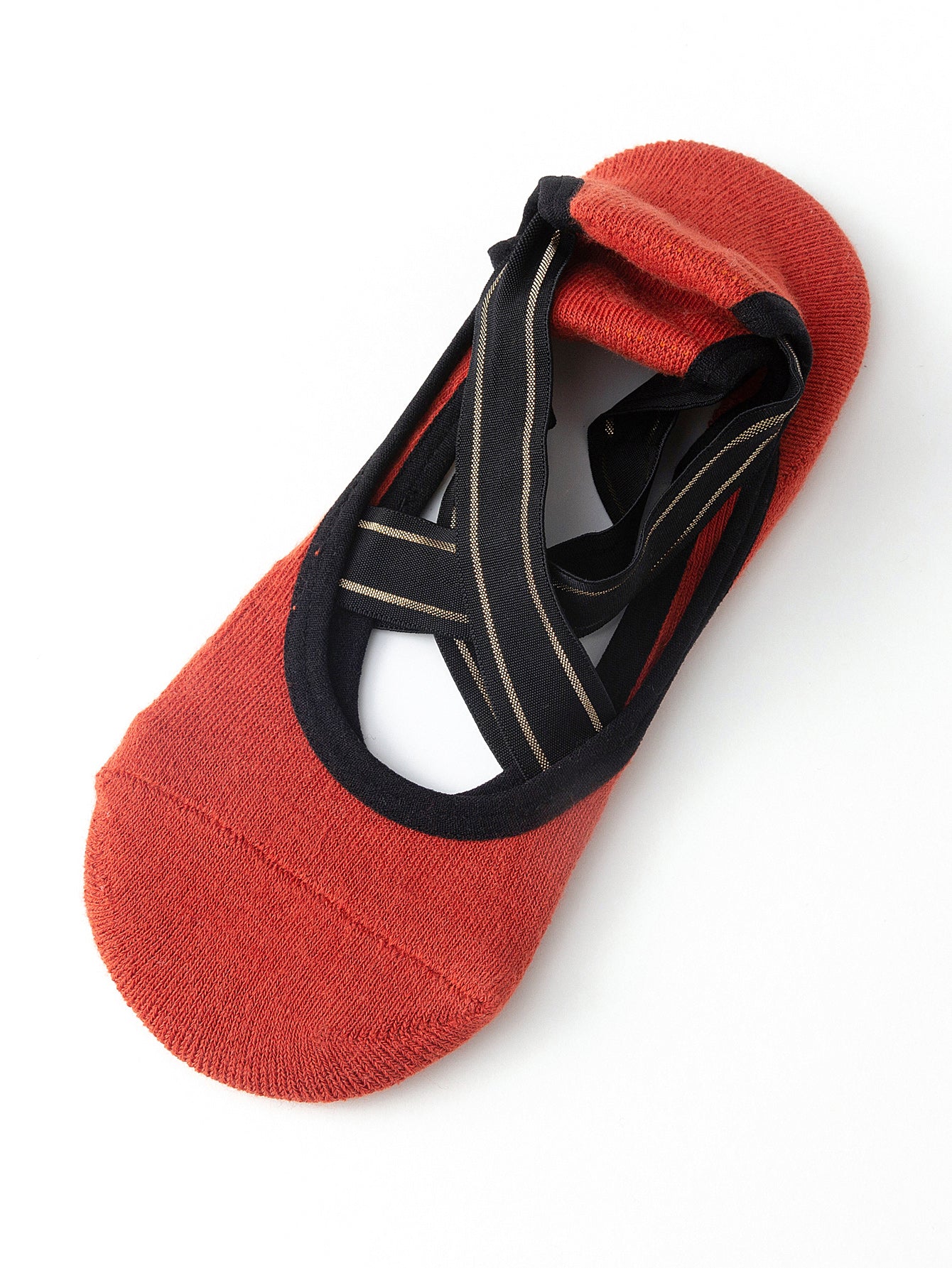 【Yoga Socks】Q1中国红-女士毛圈圆头瑜伽普拉提运动袜