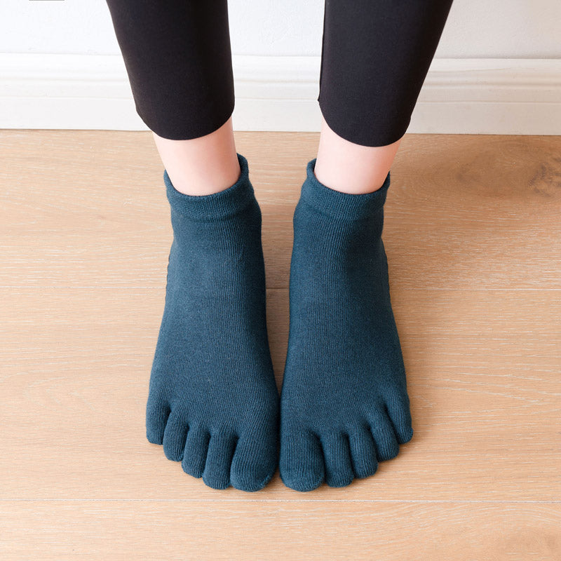 【Yoga Socks】G2墨绿-女士五指瑜伽普拉提运动袜