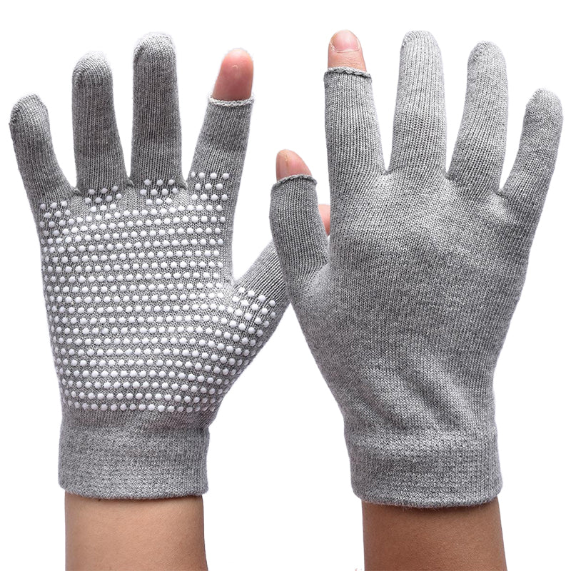 【Sport Gloves】C1浅麻灰-女士二指健身运动手套