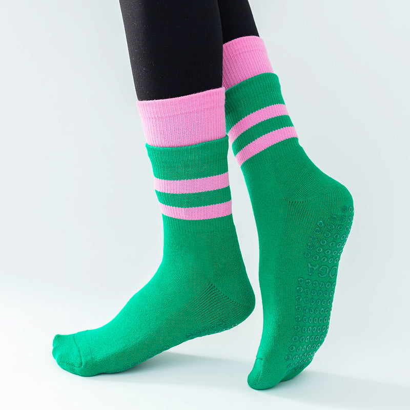 TAZK Women's Terry Sports Socks D10 Red