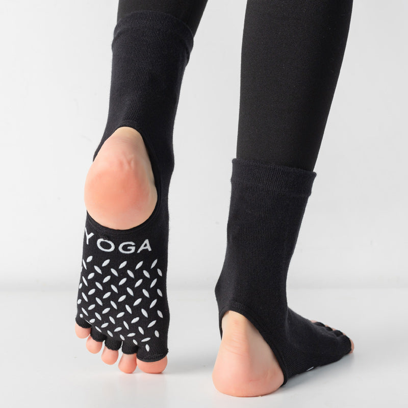 TAZK Women's Half Toe Sports Socks F1 Multicolor