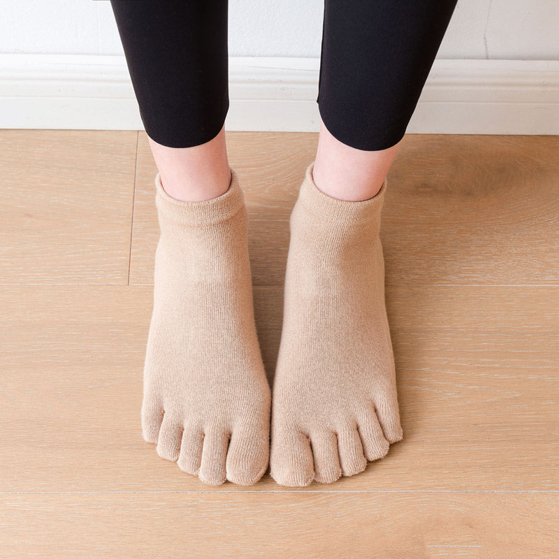 【Yoga Socks】G2米色-女士五指瑜伽普拉提运动袜