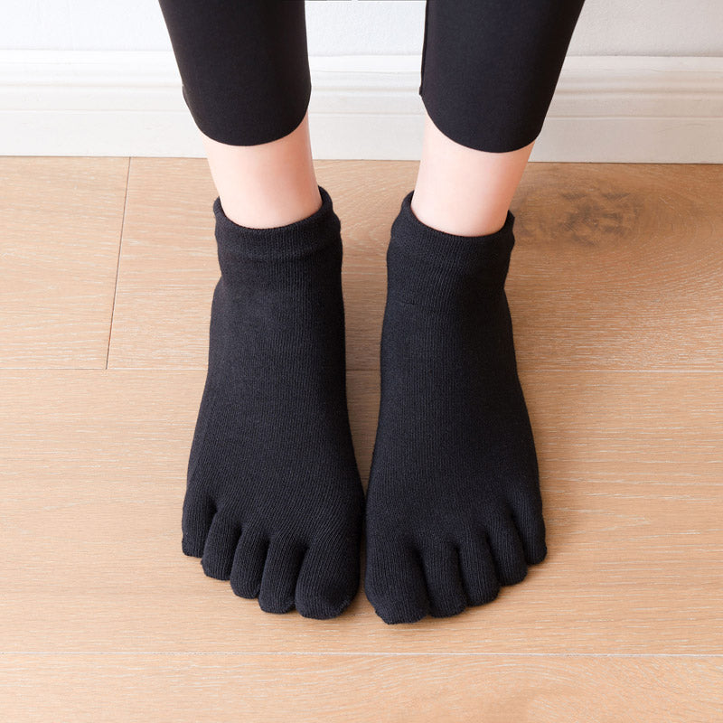 【Yoga Socks】G2黑色-女士五指瑜伽普拉提运动袜