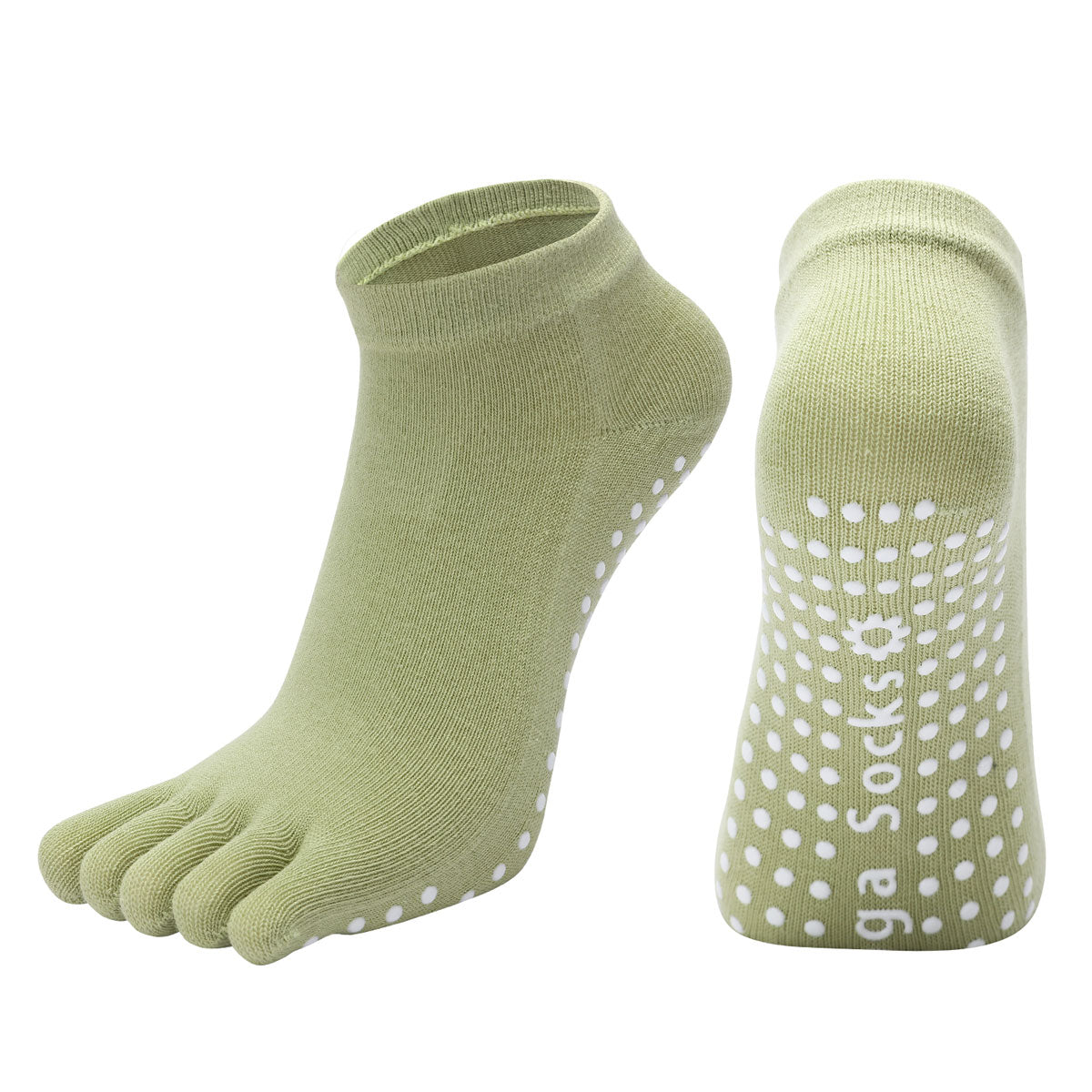 【Yoga Socks】G6绿色-女士五指瑜伽普拉提运动袜