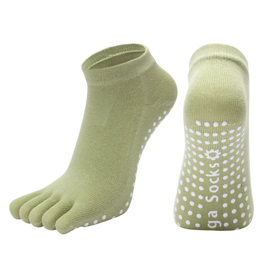 【Yoga Socks】G6绿色-女士五指瑜伽普拉提运动袜