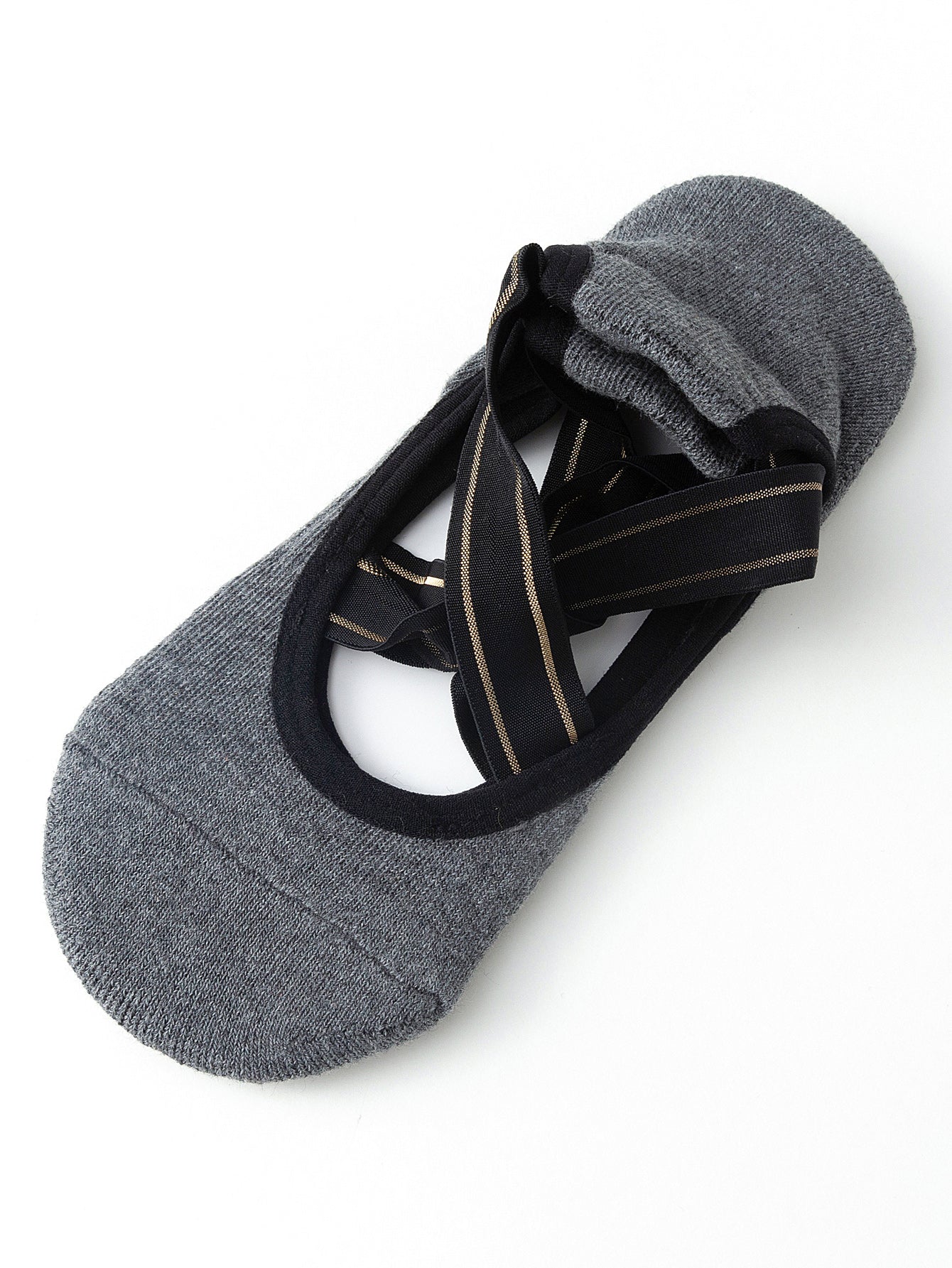【Yoga Socks】Q1深麻灰-女士毛圈圆头瑜伽普拉提运动袜