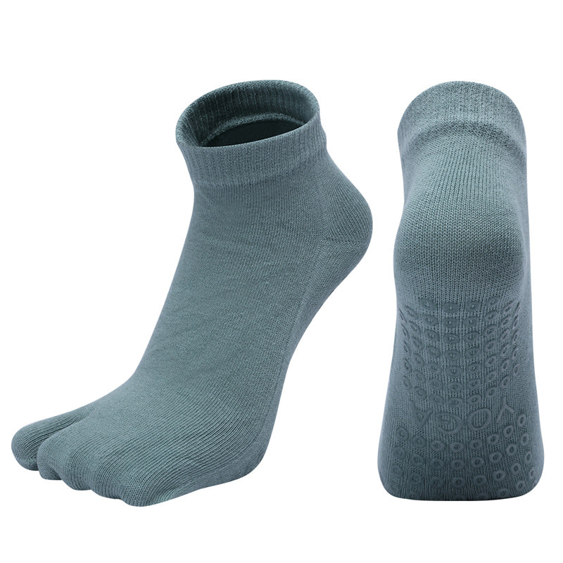 【Yoga Socks】X1孔雀绿-女士二指瑜伽普拉提运动袜