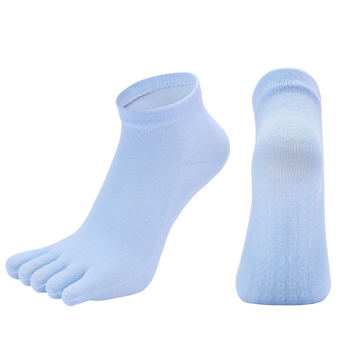 【Yoga Socks】G4浅蓝-女士五指瑜伽普拉提运动袜