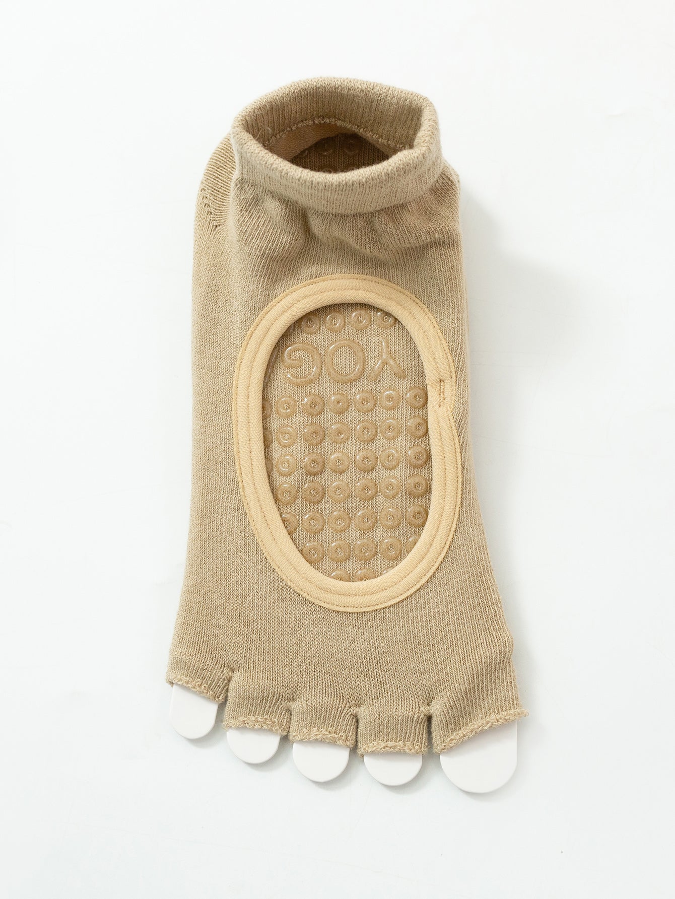 【Yoga Socks】F5米色-女士半趾瑜伽普拉提运动袜