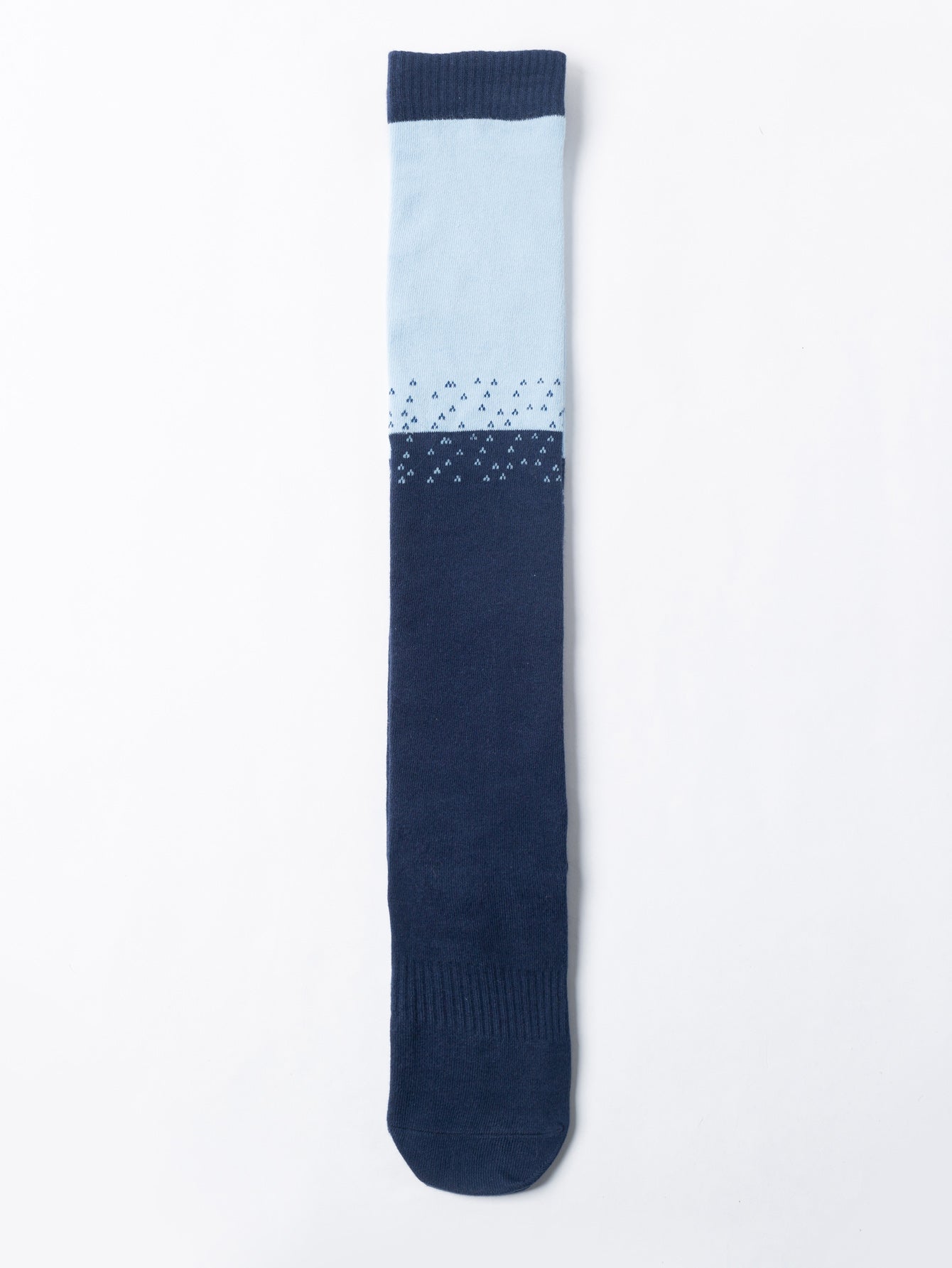 【Yoga Socks】Y1青蓝-女士撞色长筒圆头瑜伽普拉提运动袜