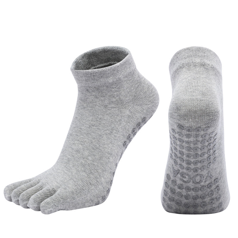 【Yoga Socks】G2浅麻灰-女士五指瑜伽普拉提运动袜