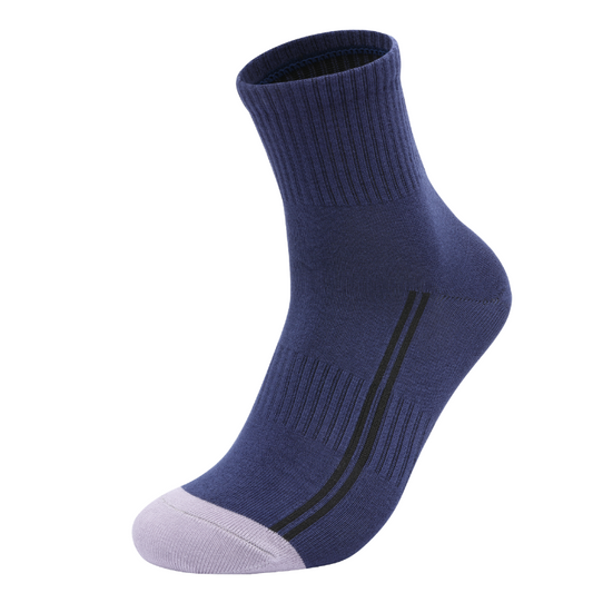 TAZK men's mid-tube commuter socks A1 purple
