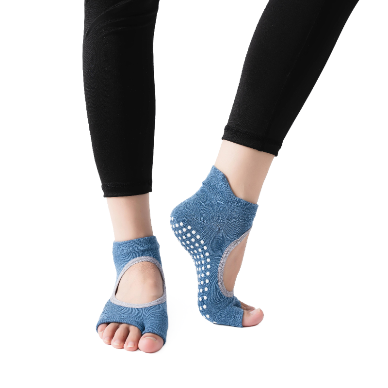 【Yoga Socks】J5深蓝-女士二指瑜伽普拉提运动袜