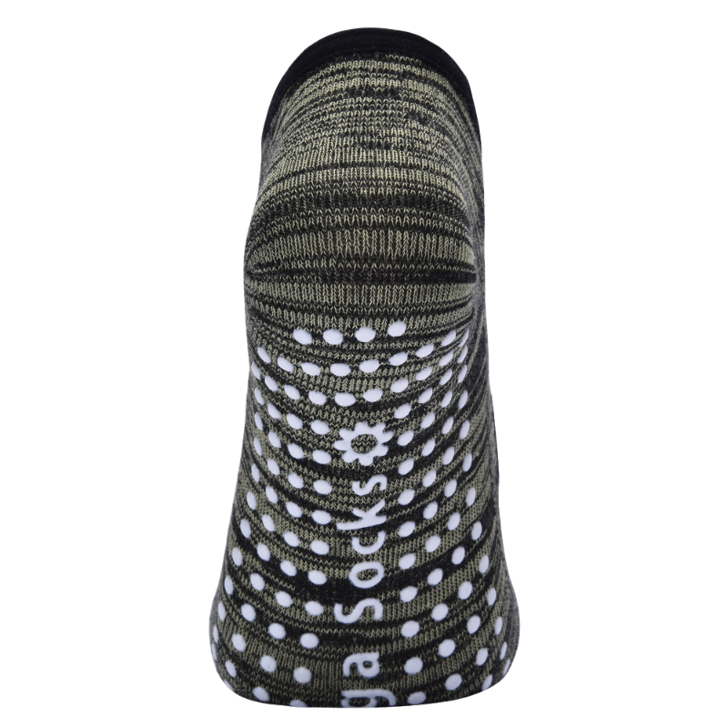 【Yoga Socks】V7绿黑-女士段色瑜伽普拉提运动袜