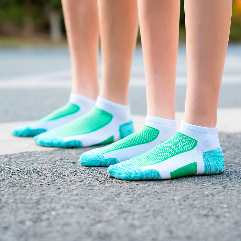 【Athletic Socks】A1绿色-男女通用毛圈短筒休闲健身运动袜