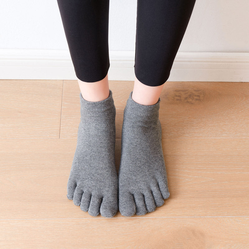 【Yoga Socks】G2深麻灰-女士五指瑜伽普拉提运动袜