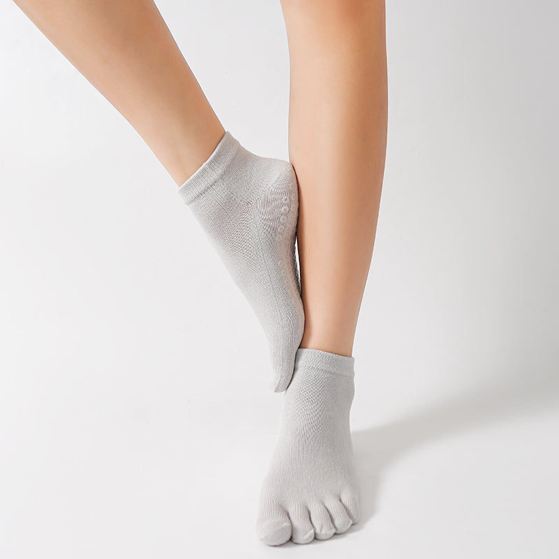 【Yoga Socks】G4浅灰-女士五指瑜伽普拉提运动袜