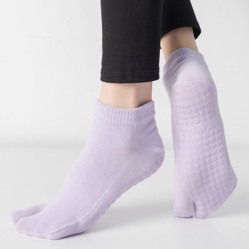 【Yoga Socks】X2浅紫-女士二指瑜伽普拉提运动袜