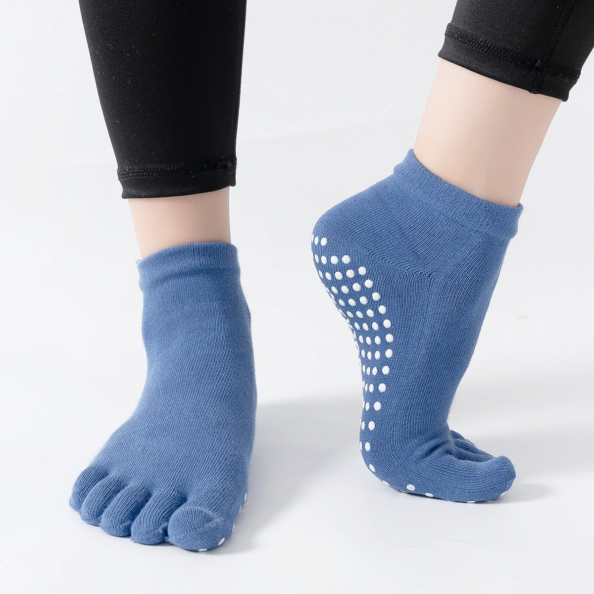 【Yoga Socks】G6深蓝-女士五指瑜伽普拉提运动袜