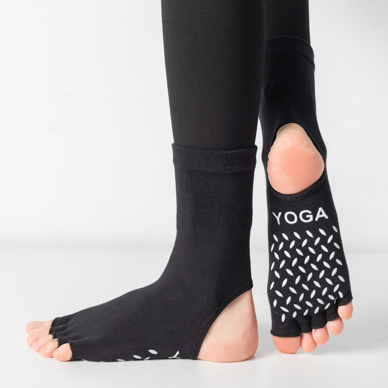 TAZK Women's Half Toe Sports Socks F1 Multicolor