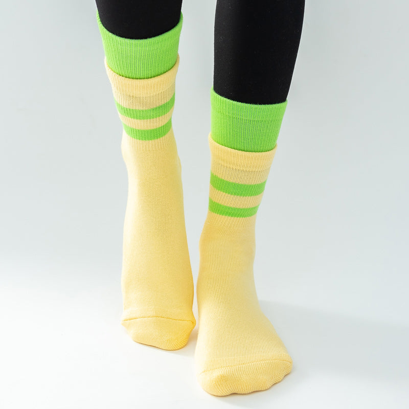 TAZK Women's Terry Sports Socks D10 Red