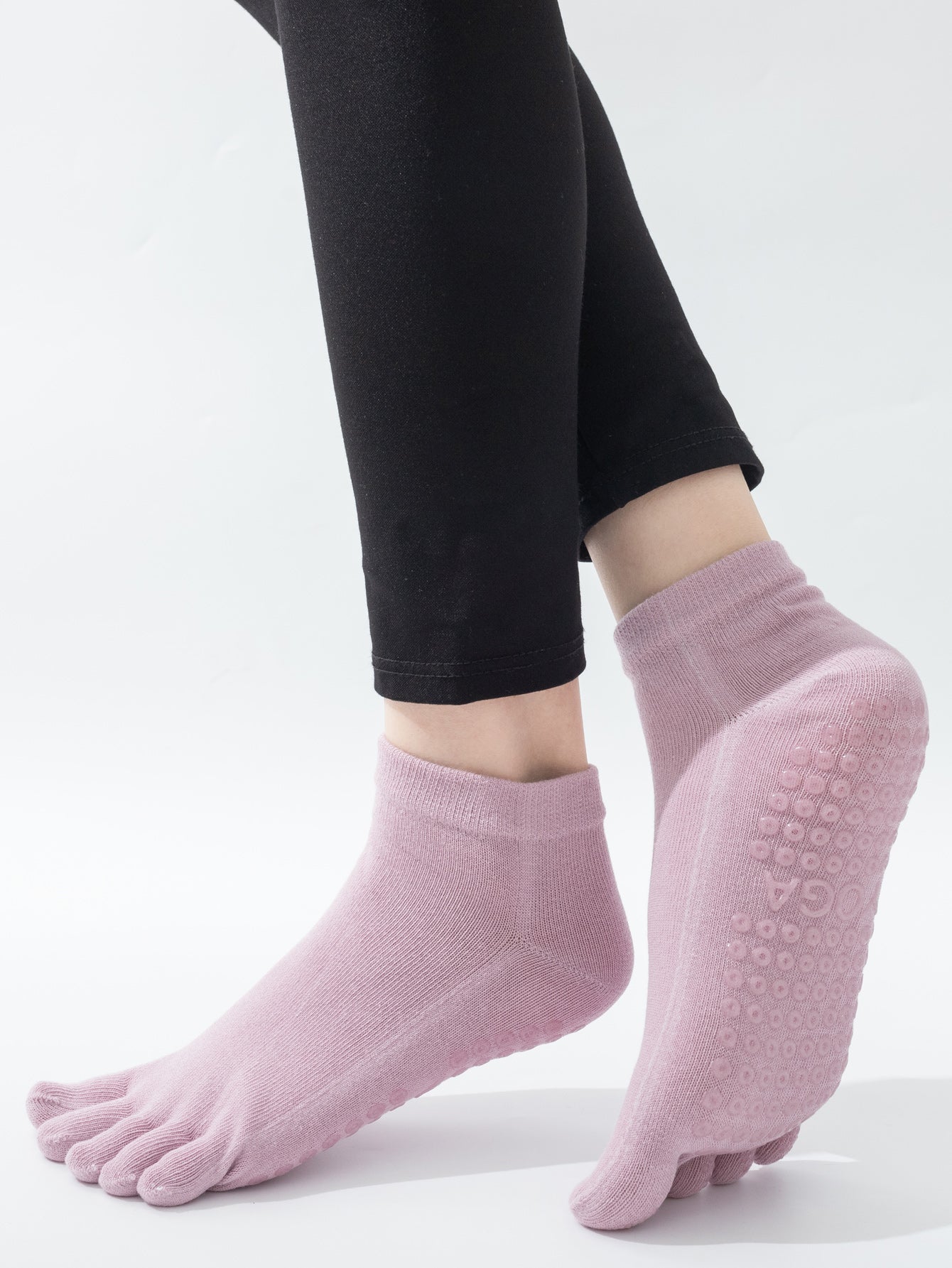 【Yoga Socks】G2浅紫-女士五指瑜伽普拉提运动袜