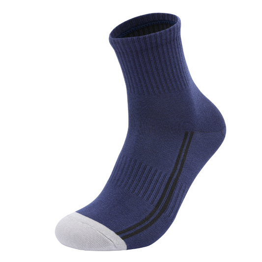 TAZK men's mid-tube commuter socks A1 blue-gray