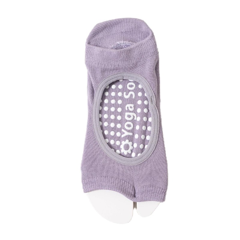 【Yoga Socks】J5紫色-女士二指瑜伽普拉提运动袜