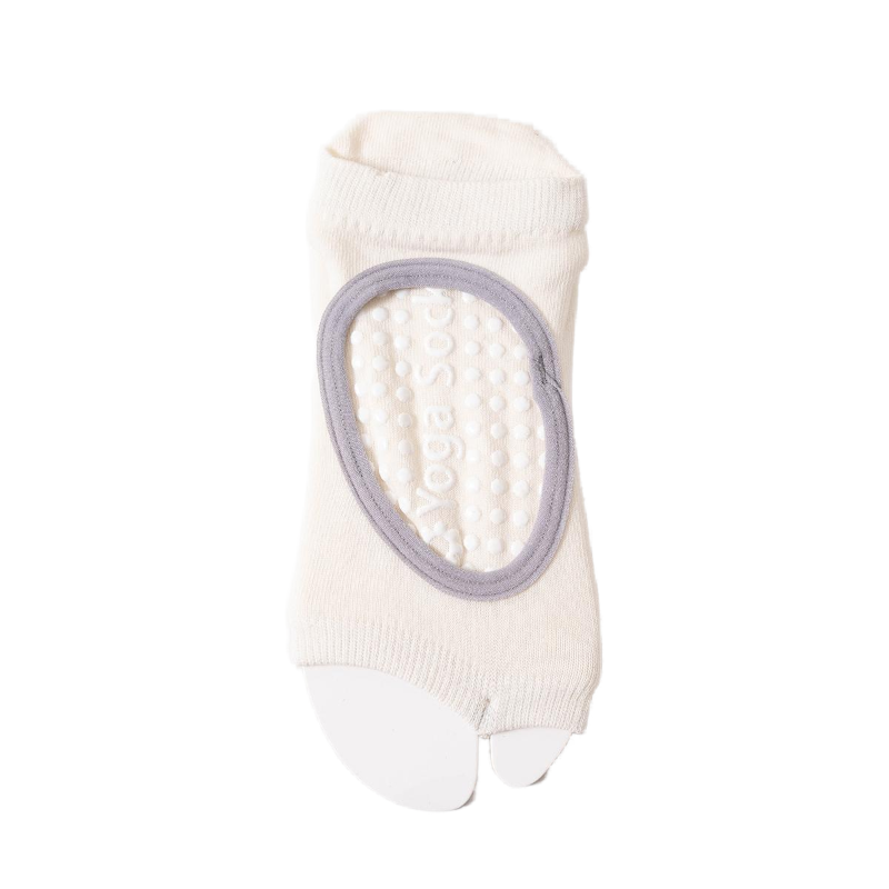 【Yoga Socks】J5白色-女士二指瑜伽普拉提运动袜