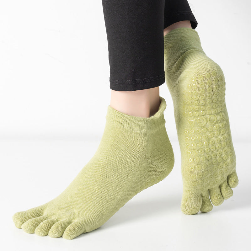 【Yoga Socks】G3绿色-女士五指瑜伽普拉提运动袜