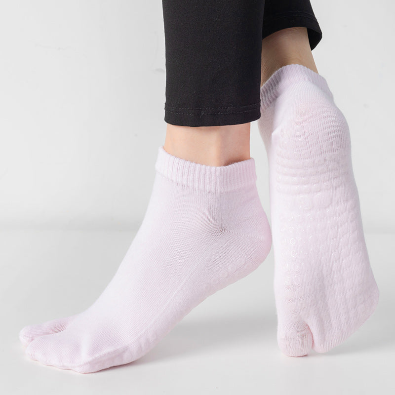 【Yoga Socks】X2浅粉-女士二指瑜伽普拉提运动袜