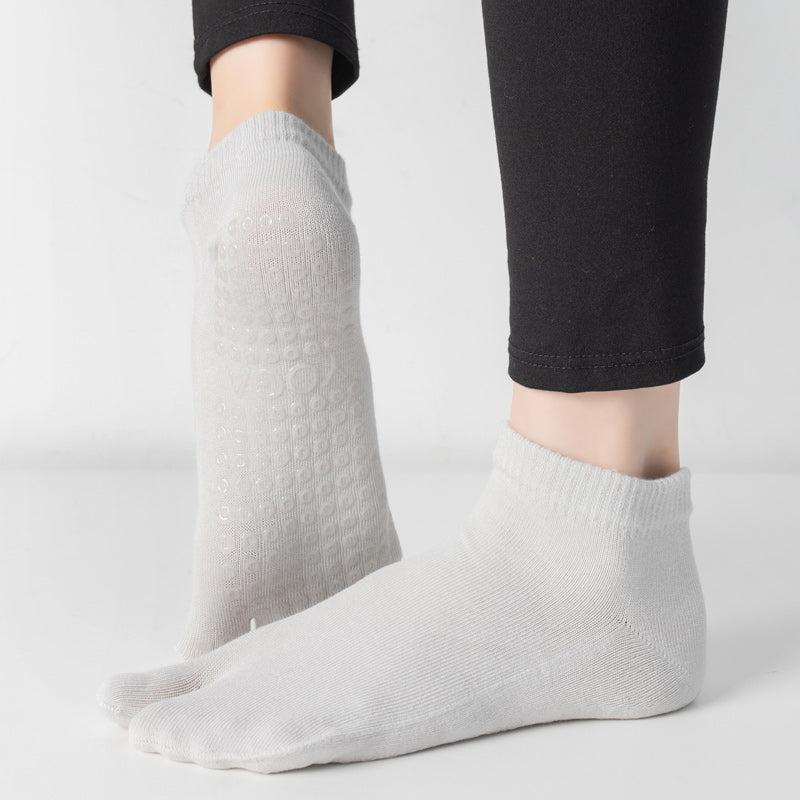 【Yoga Socks】X2浅灰-女士二指瑜伽普拉提运动袜
