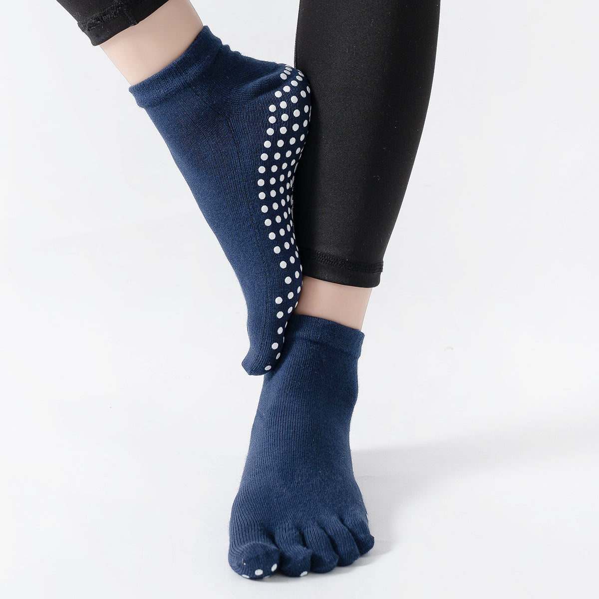 【Yoga Socks】G6藏青-女士五指瑜伽普拉提运动袜